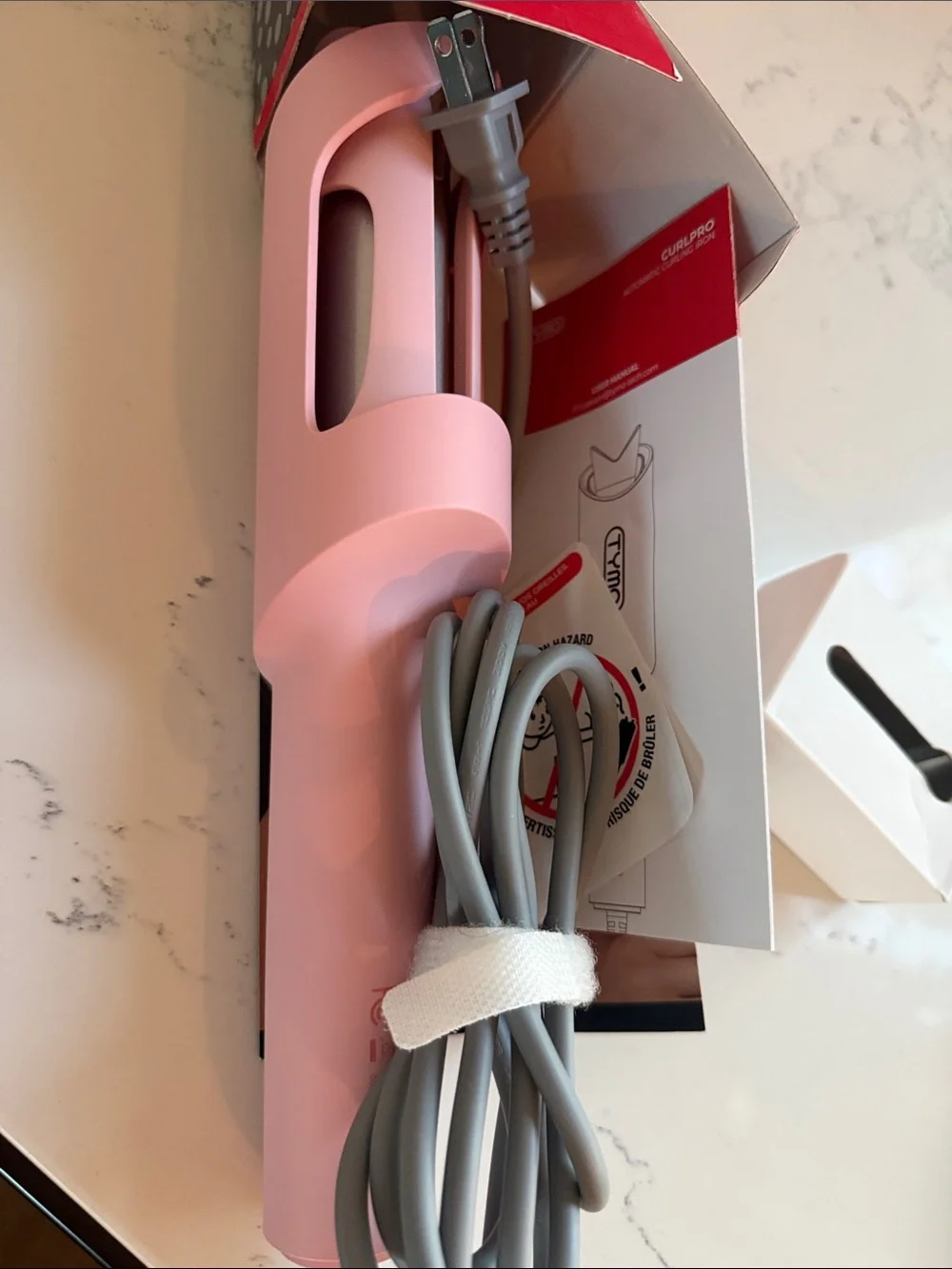 TYMO CurlPro Auto Curling Tool Pink Color 1.25 inch NIB